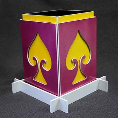 Square Circle Folded (Plastic) by Mr. Magic